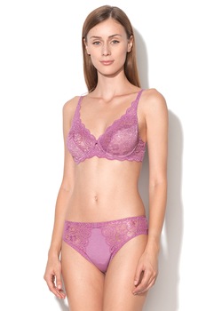 Triumph, Sutien roz mineral din dantela Amourette 10026156-1072 Triumph, Sutien roz mineral din dantela Amourette 10026156-1072