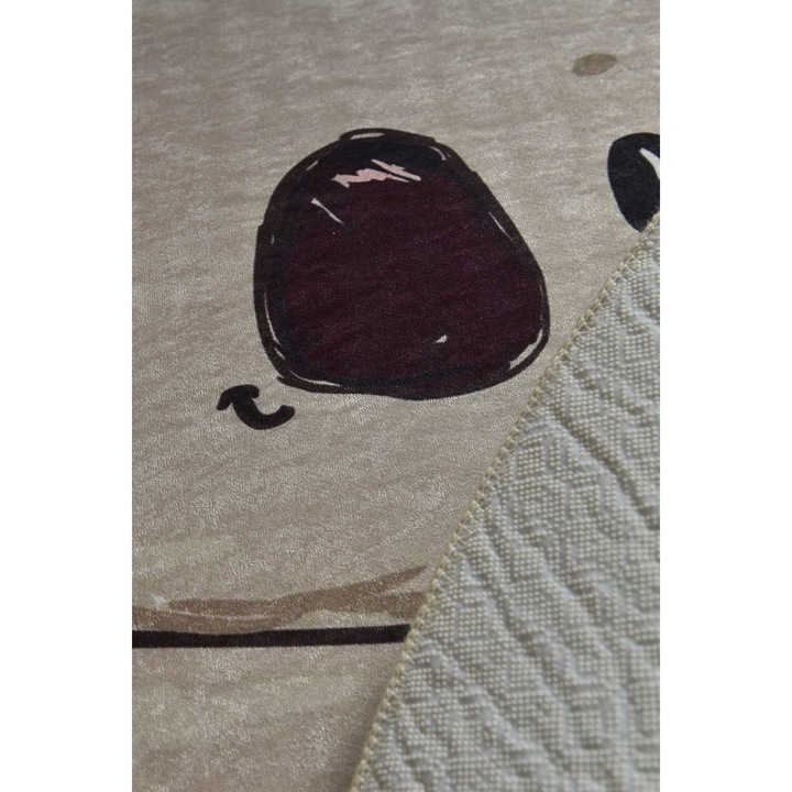 Covor Camera Copii Asi Home Koala, 140 x 190cm, Catifea, Multicolor