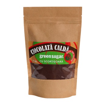 Ciocolata calda cu indulcitor din Stevia Rebaudiana si Scortisoara - Green Sugar 250 g Ciocolata calda cu indulcitor din Stevia Rebaudiana si Scortisoara - Green Sugar 250 g