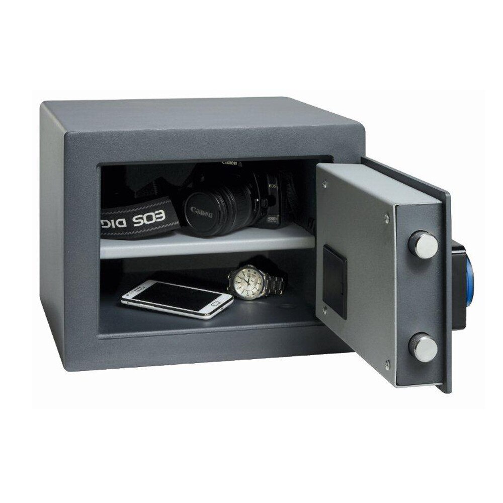 Seif blocare electronica programabila, protectie bani si valori, model AHA+ 2 EL CHUBB, 270x350x345 mm, antracit