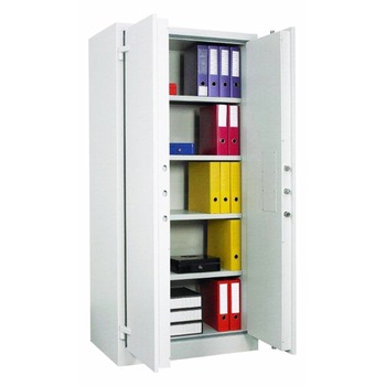 Dulap acte si documente, rezistenta la foc, model AC 640 KL CHUBB, 1950x950x550 mm, alb Dulap acte si documente, rezistenta la foc, model AC 640 KL CHUBB, 1950x950x550 mm, alb