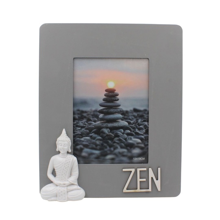 ZEN szürke fotókeret 13x18cm fotó 13x18cm
