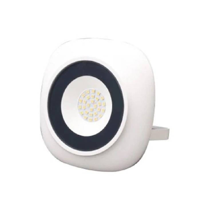 Kerek SMD Iris LED projektor, 20W=100W, 1800Lm, 6400K, hideg fény, fehér
