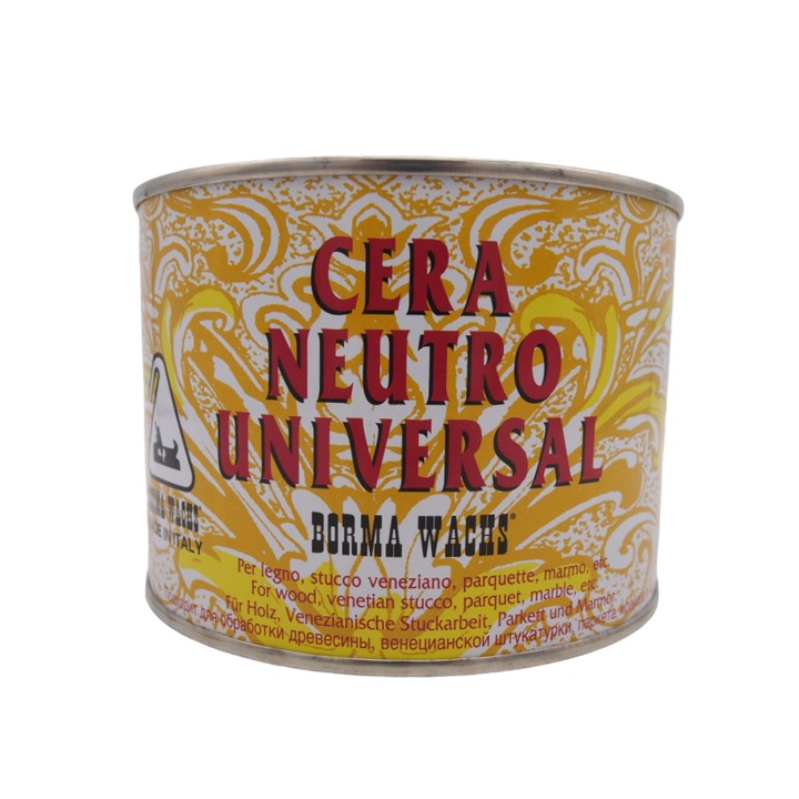Ceara de albine universala, Borma Wachs, Cera Neutro Universal, transparenta, 500 ml