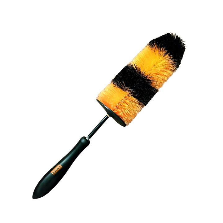 Автомобилна четка за джанти ADBL Черна/Жълта