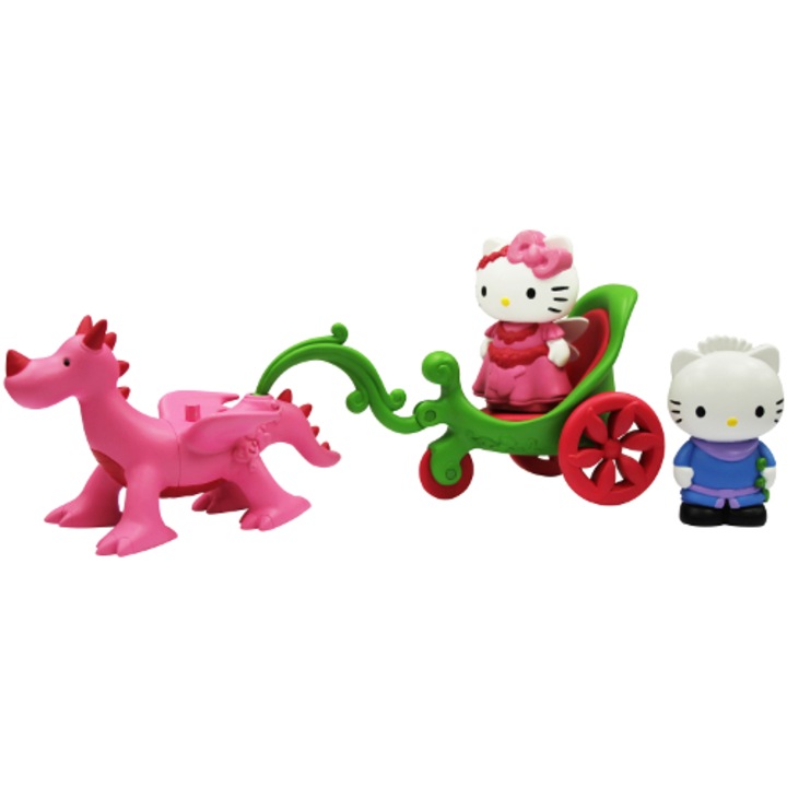 Комплект карета с дракон Unimax Hello Kitty