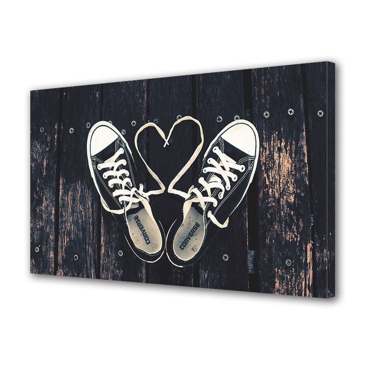 Tablou Canvas Valentine's Day Ziua indragostitilor Converse Love 70 x 100 cm