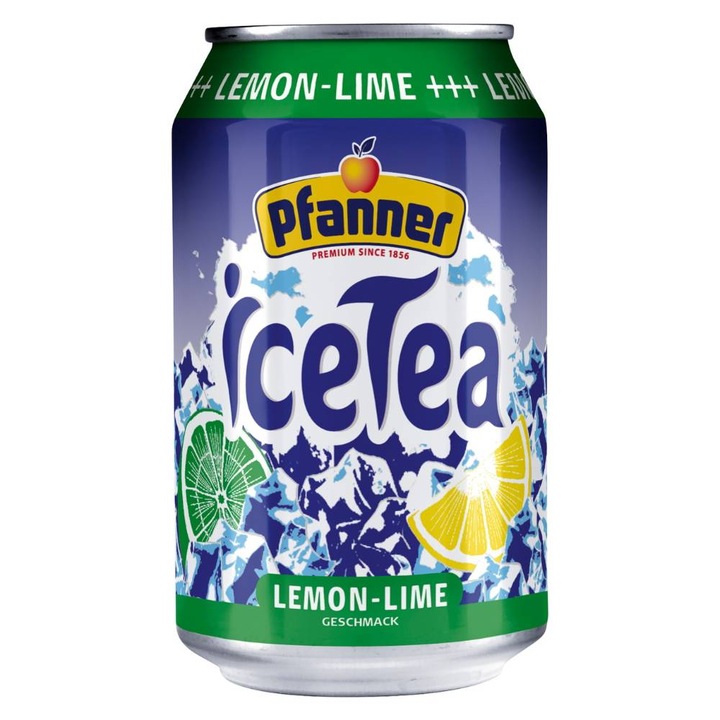 Негазиран сок Ice Tea Pfanner Lemon, 330 мл
