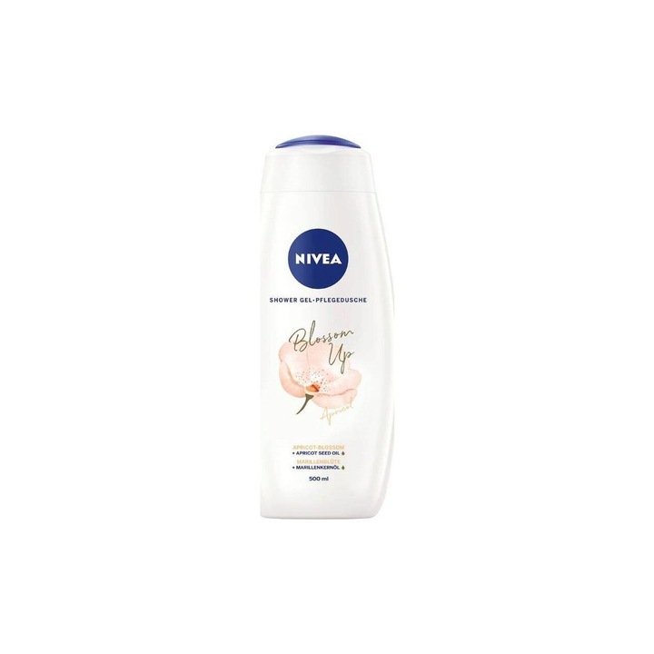 Tusfürdő sárgabarackkal és természetes sárgabarackmag olajjal, 500 ml, Nivea