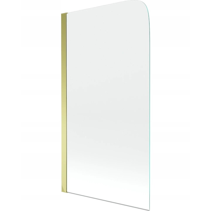 Paravan cada 70x140 cm Silla Pro, Pliabil, sticla clara, profil Auriu