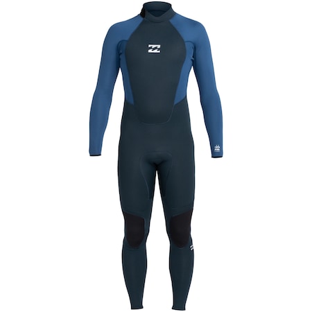 Costum de surf barbati Intruder Billabong, fermoar spate, 3/2 mm, marimea M, albastru/negru