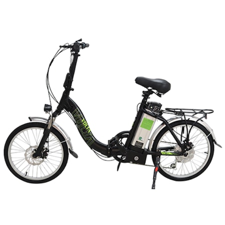 Bicicleta Pliabila, Electrica, Adulti, Voltarom, Shimano, B1, 250 W, autonomie 30-110 km
