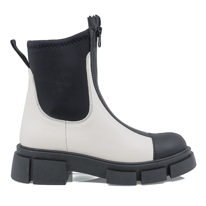 Női csizma, Caspian, Cas-Arma, alkalmi, Bézs