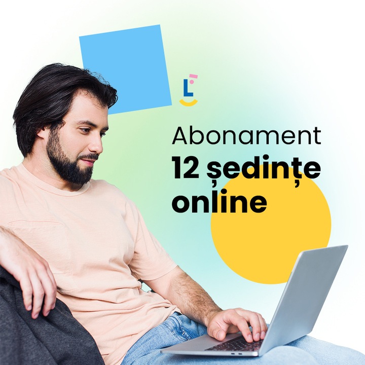 Abonament 12 sedinte terapie online pentru adulti, Atlas, 1 persoana, valabil 24 luni