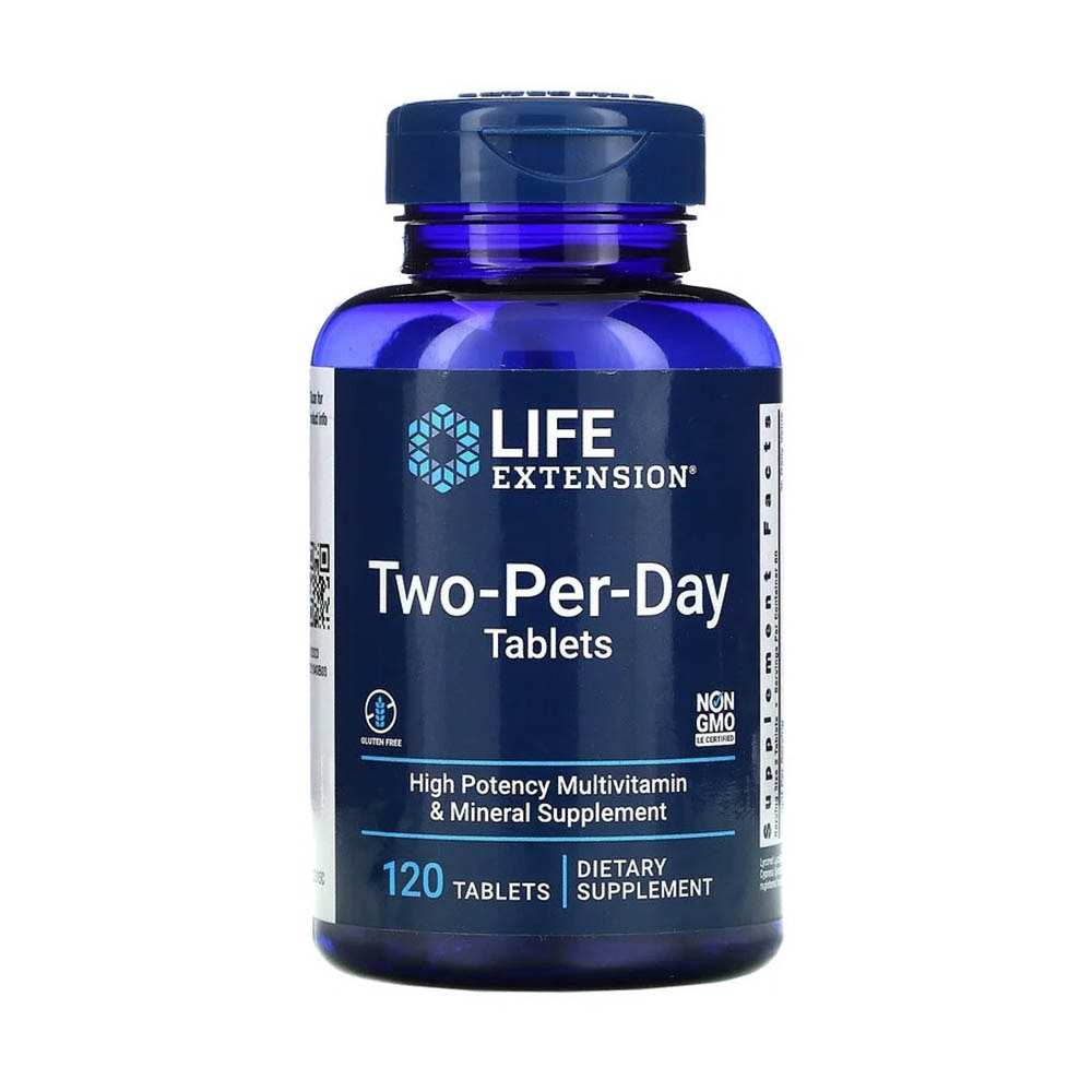 Two-Per-Day Multivitamin & Mineral, Life Extension, 120 capsule - eMAG.ro