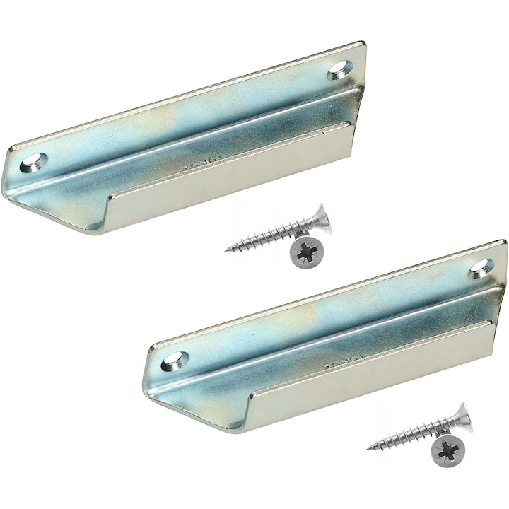 2 db erkélyajtó kilincs készlet, Kotarbau, alumínium, ezüst