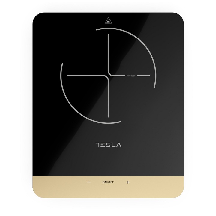Tesla IC401B főzőlap Fekete, Arany Pultonálló 31 cm Zónás indukciós főzőlap 1 zóna