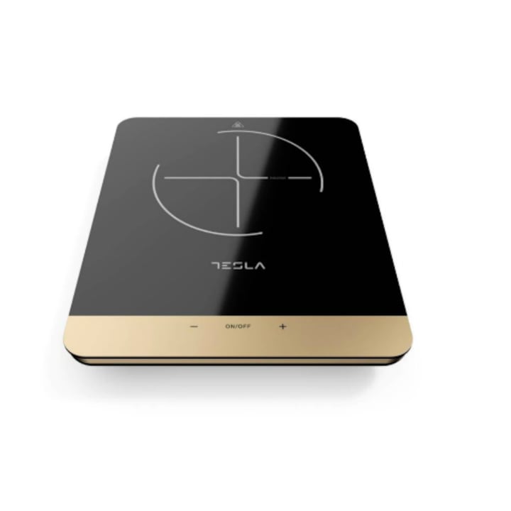 Plita portabila cu inductie Tesla IC401B, 2000W, 8 niveluri putere, Negru