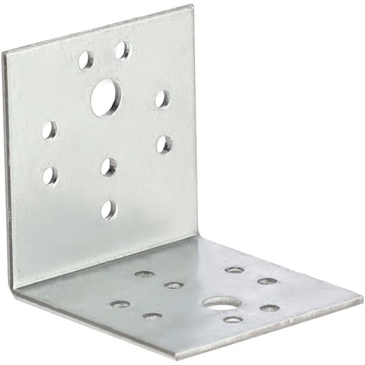 Conector de Colt, Kotarbau, 50x50x50 mm, Otel, Argintiu