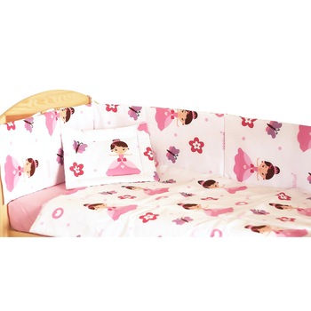 Lenjerie 5 piese, printese cu fluturas, 120x60cm Lenjerie 5 piese, printese cu fluturas, 120x60cm