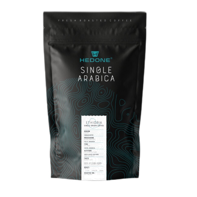 Cafea boabe, proaspat prajita, Hedone Cafe, ETHIOPIA YIRGACHEFFE MAMO KACHA, 100% Arabica, 250 g