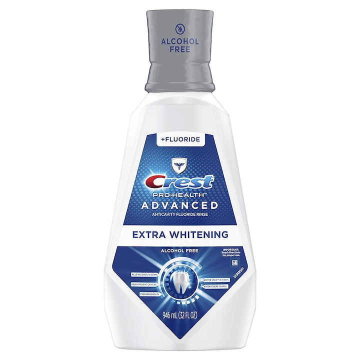 Crest Pro-Health Advanced Extra Whitening Szájvíz, Alkoholmentes, 946 ml