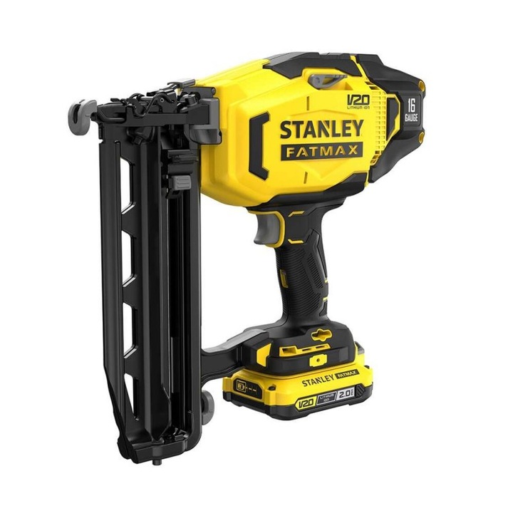 Безжичен пистолет за забиване на пирони Stanley FatMax V20 SFMCN616D2K