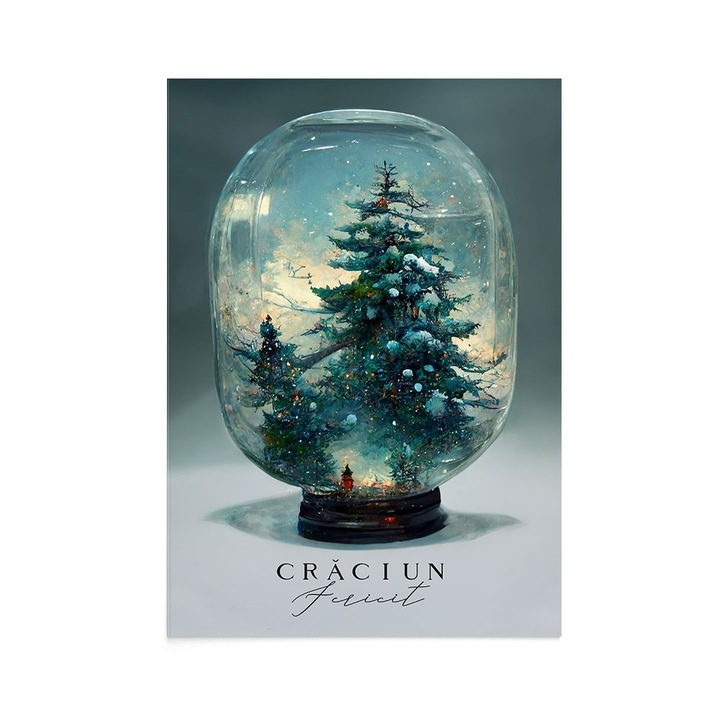 Felicitare Craciun Christmas Jar, Zizula Cards, 105 x 150 mm
