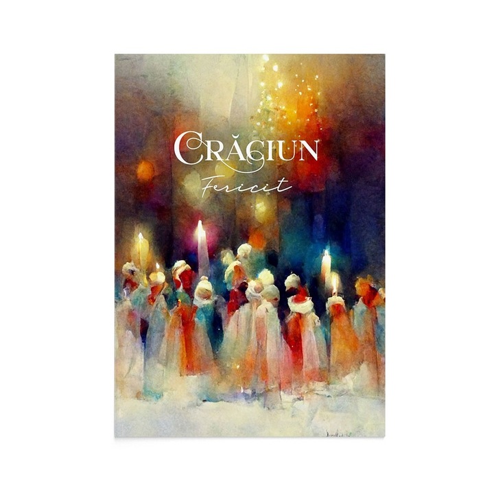 Felicitare Craciun Christmas Gathering, Zizula Cards, 105 x 150 mm