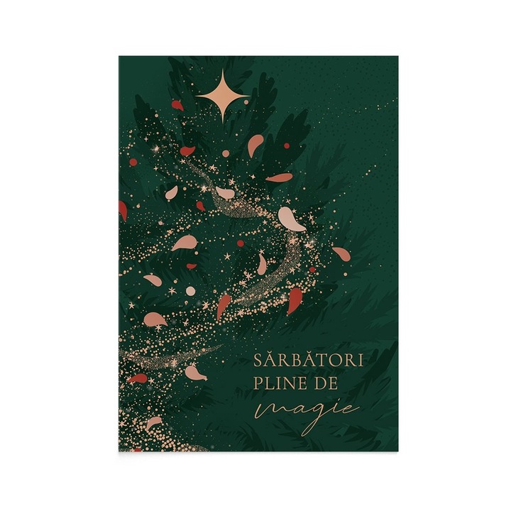 Felicitare Craciun Magic Christmas, Zizula Cards, 105 x 150 mm