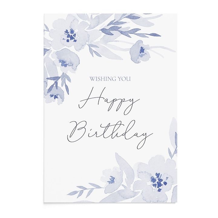 Felicitare La Multi Ani Happy Grays, Zizula Cards, 105 x 150 mm