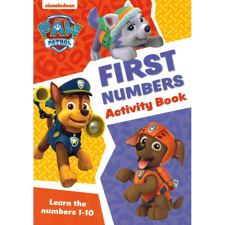 PAW Patrol First Numbers Tevékenységkönyv: Készülj fel az iskolába! Puhakötésű