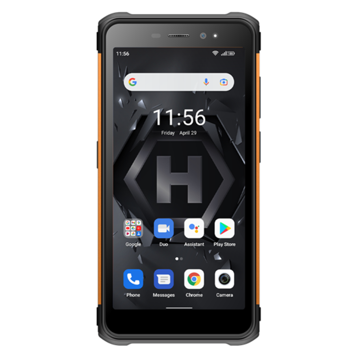 Смартфон MyPhone HAMMER Iron 4 5.5", Dual SIM, черен/оранжев