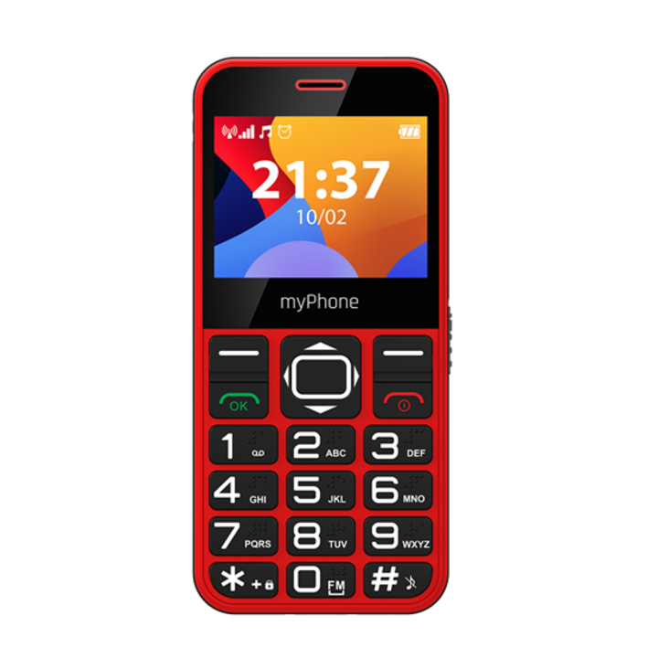 Telefon mobil, MyPhone, 32MB, 2G, RO ALERT, Rosu