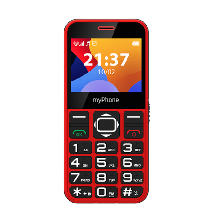 MyPhone HALO 3, 2,31", mobiltelefon, piros