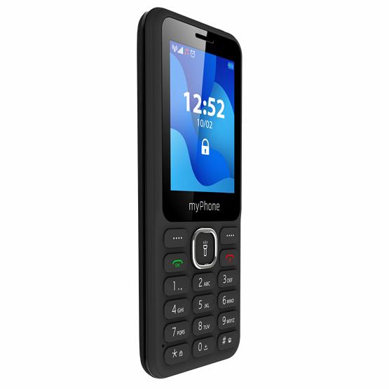 Telefon mobil Dual SIM, MyPhone, 2.4", Ro-alert, 1000mAh, 32MB, Negru