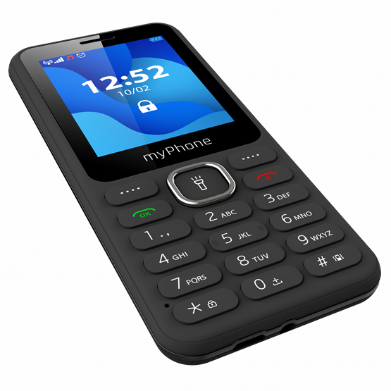 Telefon mobil Dual SIM, MyPhone, 2.4", Ro-alert, 1000mAh, 32MB, Negru