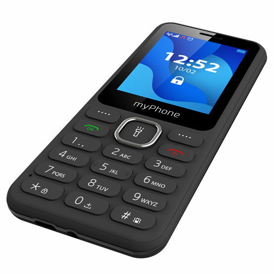 Telefon mobil Dual SIM, MyPhone, 2.4", Ro-alert, 1000mAh, 32MB, Negru