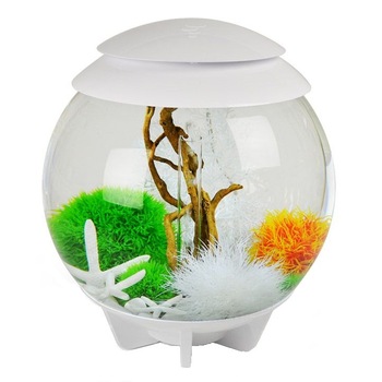 Set complet acvariu BiOrb HALO 30 (cu sistem de iluminare LED, cadru alb) si ornamente Set complet acvariu BiOrb HALO 30 (cu sistem de iluminare LED, cadru alb) si ornamente