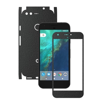Folie de protectie Full Body Carbon Skinz, Acoperire Totala, Piele Neagra pentru Google Pixel Folie de protectie Full Body Carbon Skinz, Acoperire Totala, Piele Neagra pentru Google Pixel