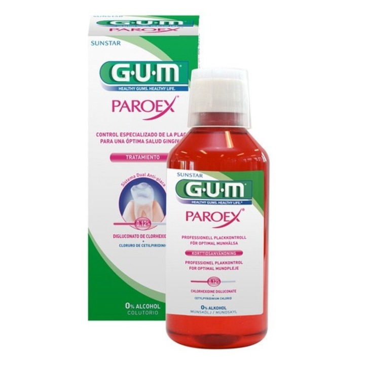 Вода за уста GUM Paroex, 0.12% Хлорхексидин + CPC 300 мл