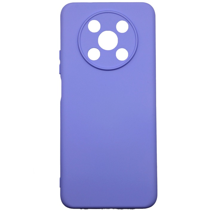 Husa din silicon pentru Huawei nova Y90 Interior Microfibra, Protectie Camera, Violet