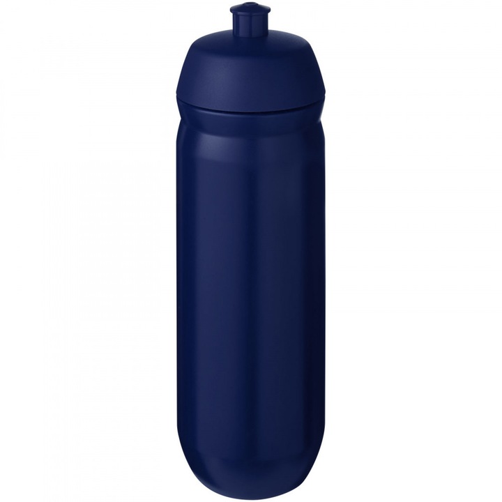 Sticla de apa sport, HydroFlex by AleXer, 18SEP3040, 750 ml, 23x Ø7.35 cm, Plastic, Polipropilena, Albastru, breloc inclus