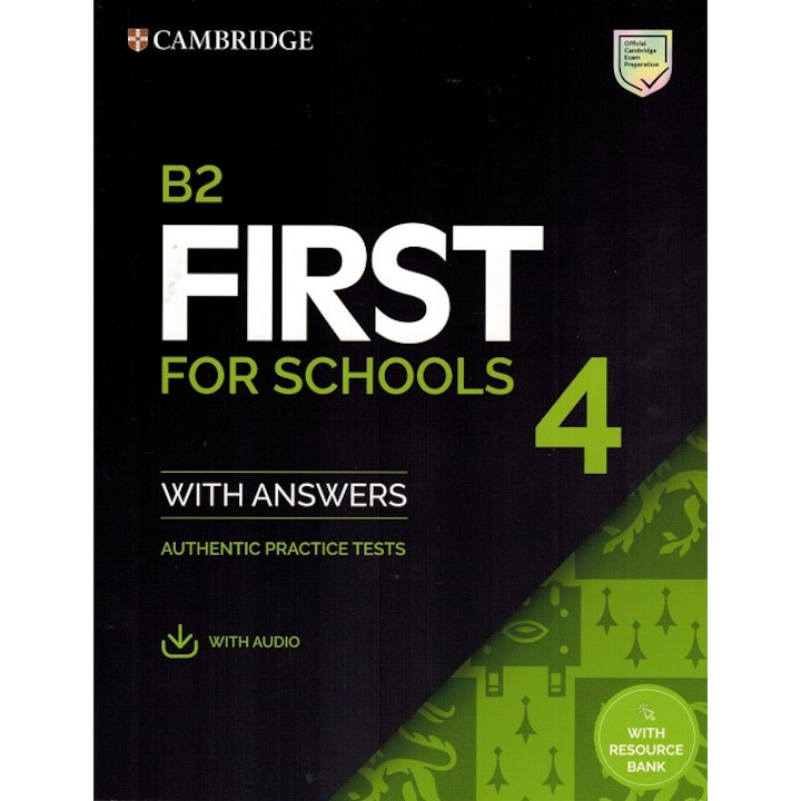 B2 First for Schools 4 Student's Book with Answers with Audio with Resource Bank