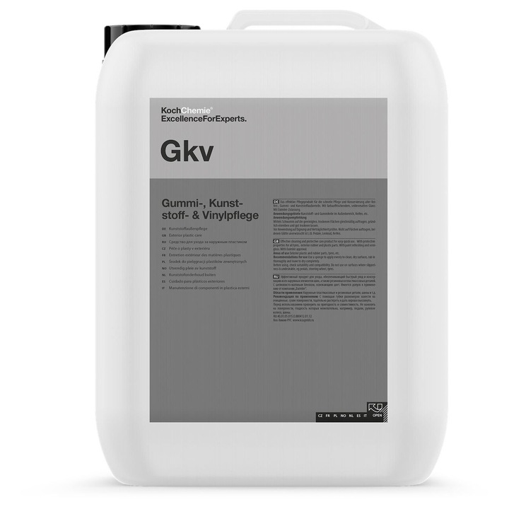 Solutie ingrijire plastic/cauciuc de vinil, Koch Chemie, Gummi-Kunststoff, 10L