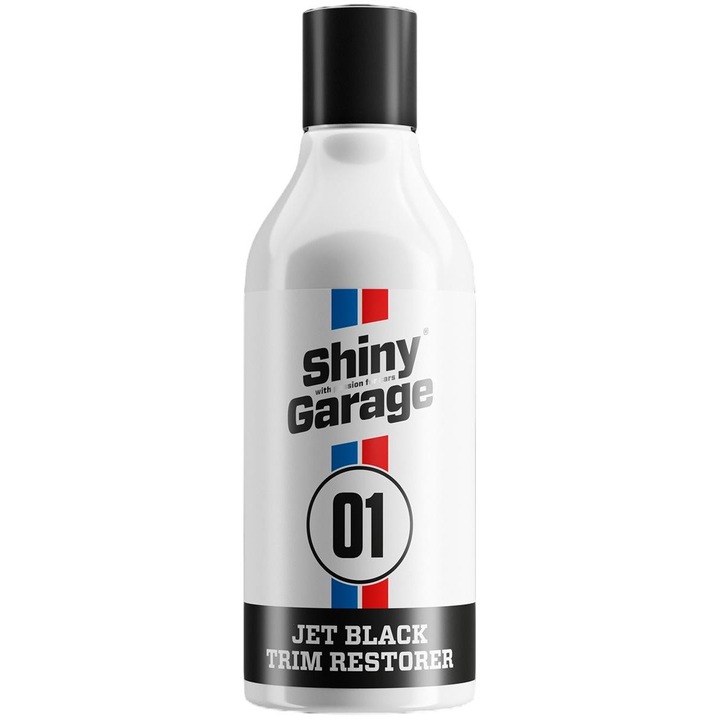 Препарат за външно почистване на пластмаса, Shiny Garage, Jet Black Trim Restorer, 500 ml