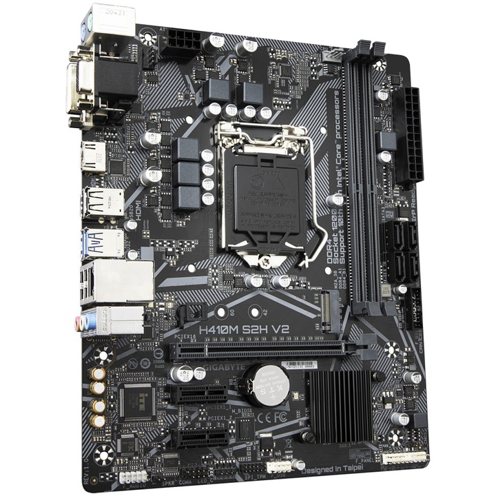 Gigabyte H410M S2H V2 alaplap, 1200 foglalat, DDR4