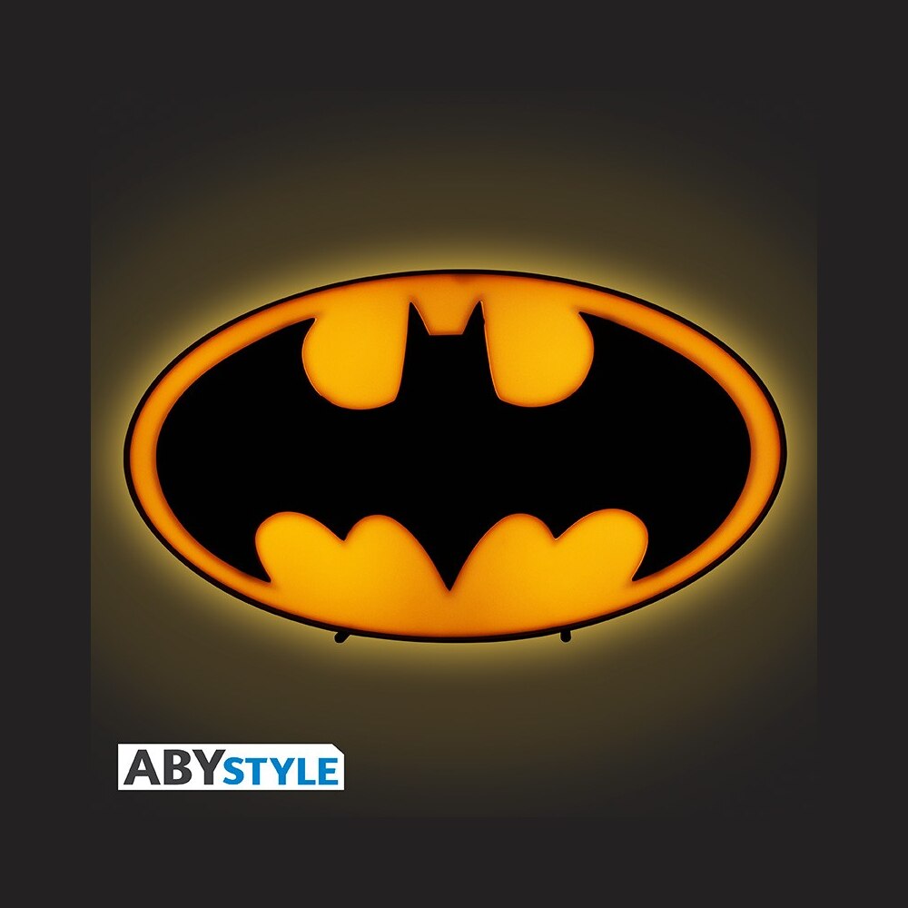 Lampa ABYSTYLE DC COMICS Lamp Batman logo, LED, Negru - eMAG.ro
