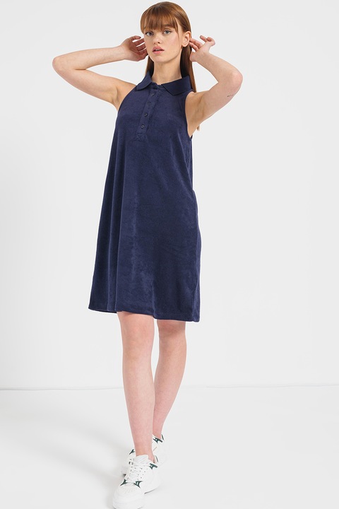 GAP, Рокля Towel с яка и без ръкави, Тъмносин