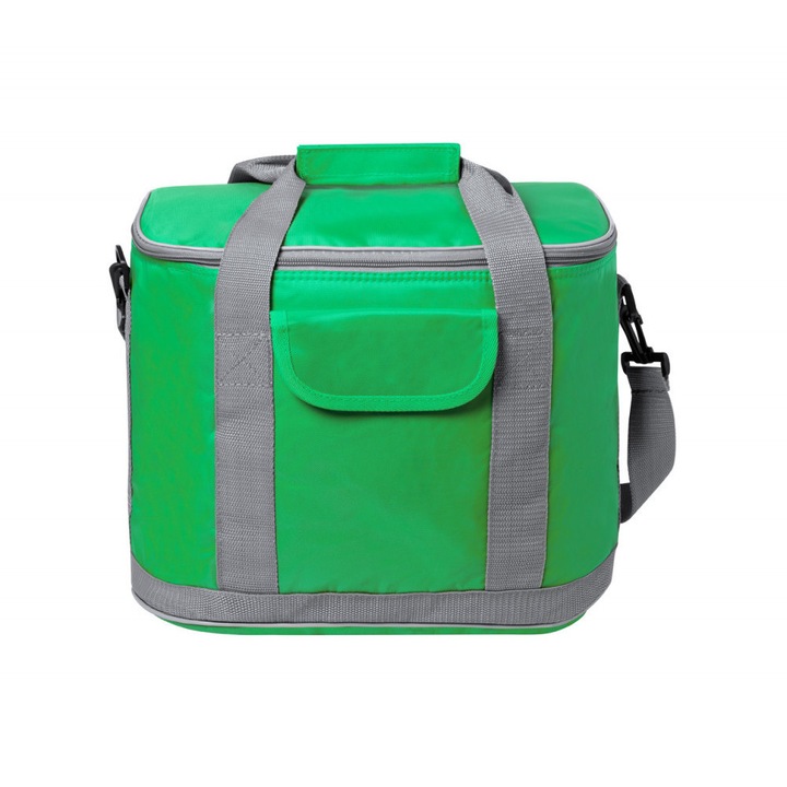 Geanta termoizolanta, Everestus, 2707399, Poliester, 370x290x210 mm, Verde, pastila racire inclusa